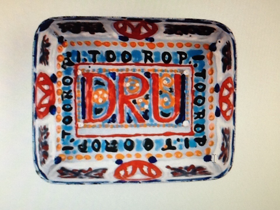 Toegepaste kunst, expressief vormgegeven in 1912 bij de DRU te Ulft.