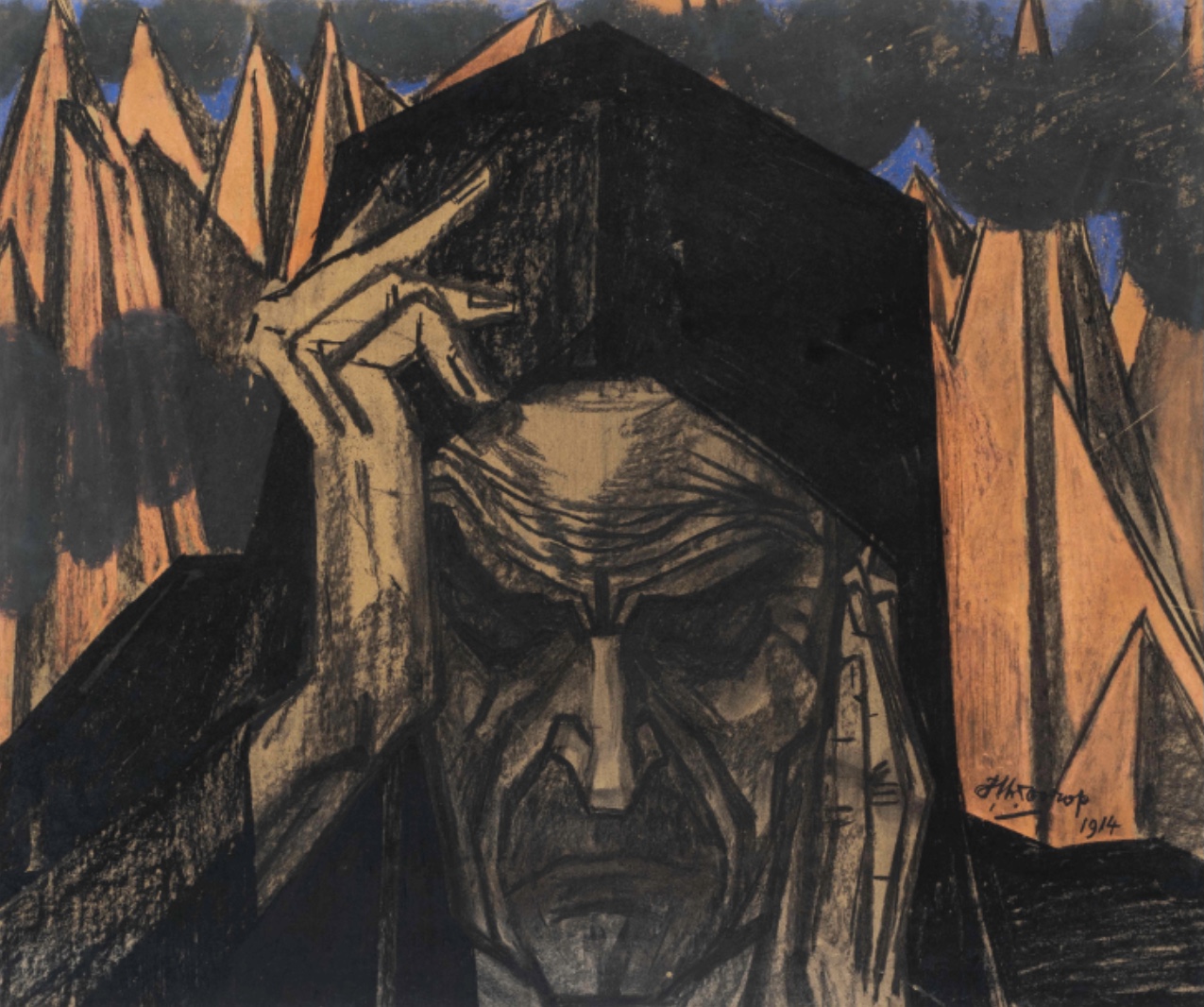 “Deze Dante is de eerste die ik getekend heb”, Toorop 1914.